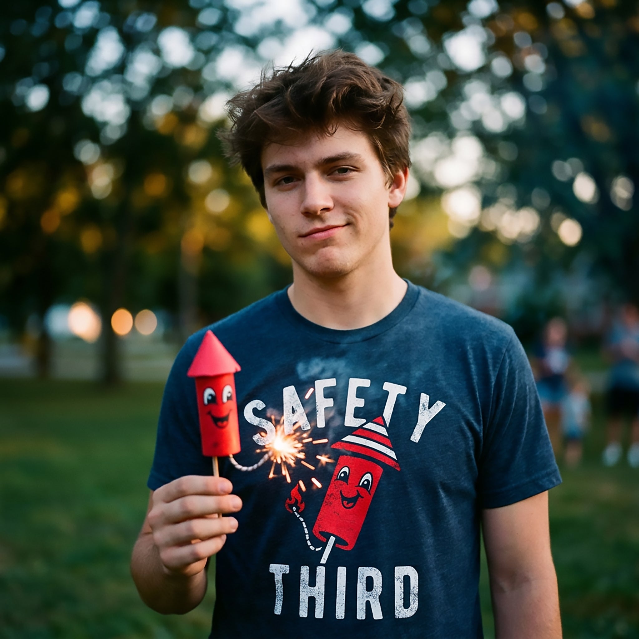 Safety Third Men's T Shirt