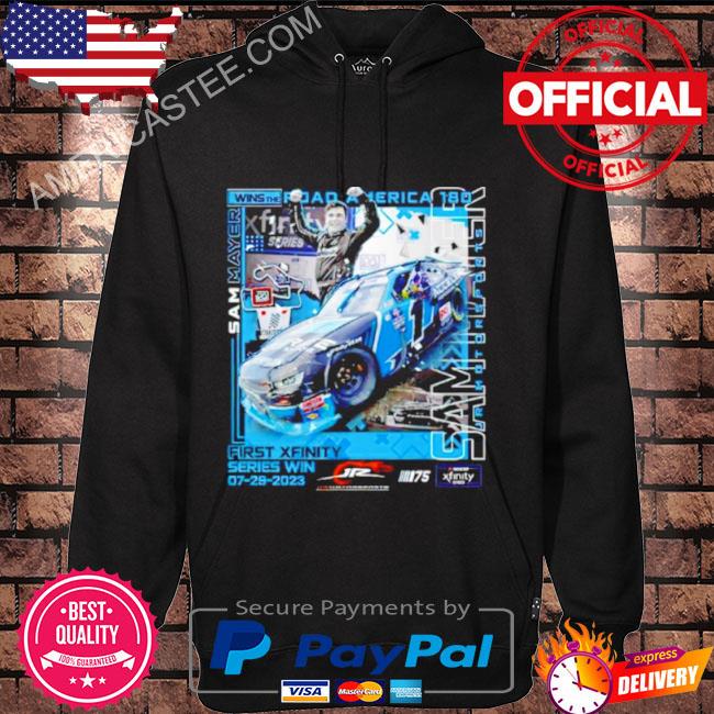 Sam mayer 1 2023 road america nxs race win shirt
