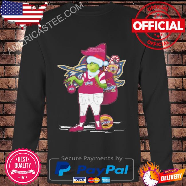 Santa grinch cleveland cavaliers gift Christmas 2023 sweater