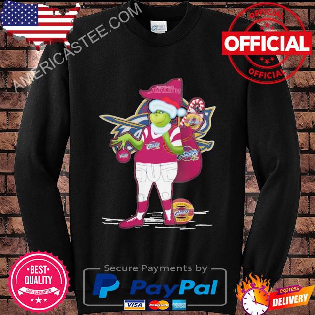 Santa grinch cleveland cavaliers gift Christmas 2023 sweater