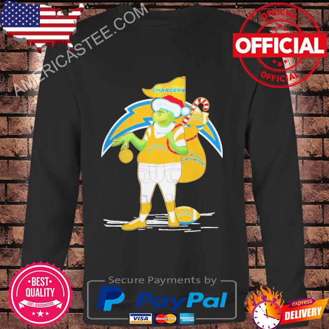 Santa grinch los angeles chargers gift Christmas 2023 sweater
