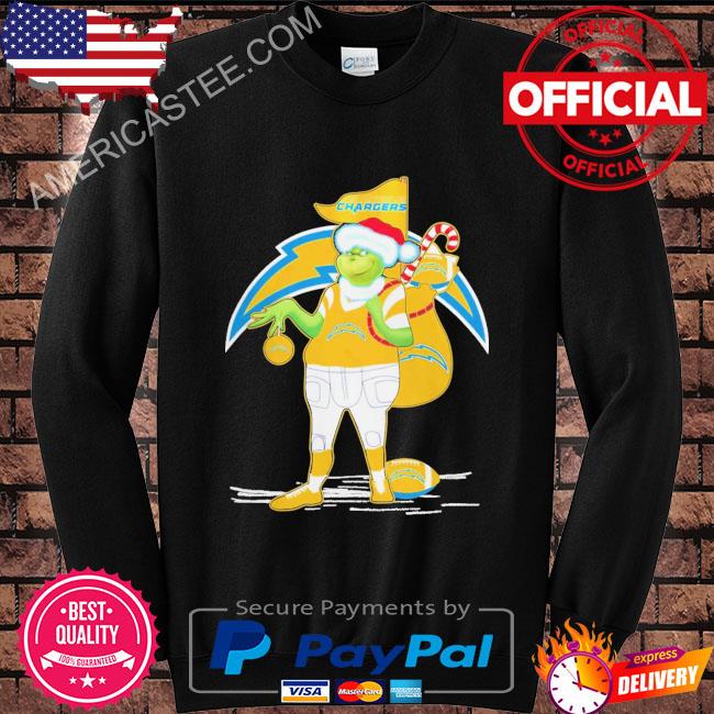 Santa grinch los angeles chargers gift Christmas 2023 sweater