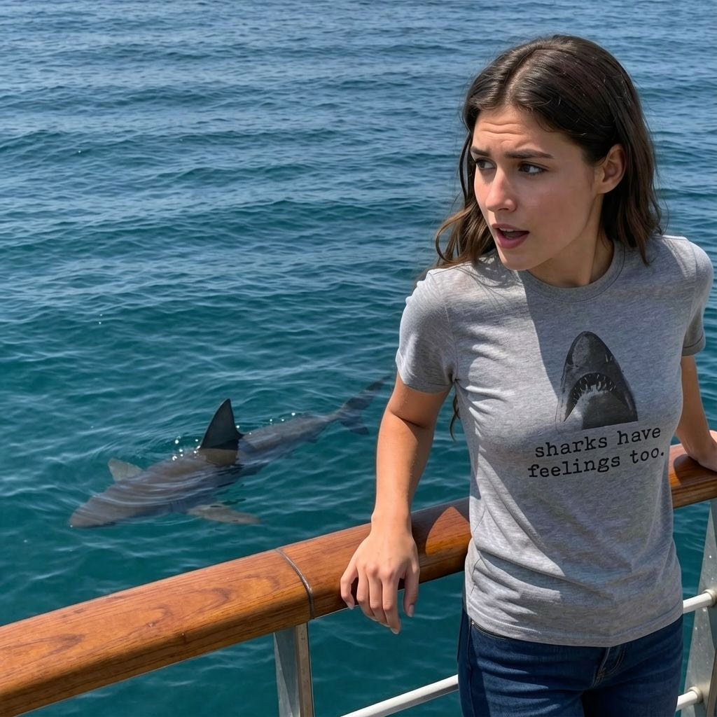 Sharks Have Feelings Too Women's T Shirt