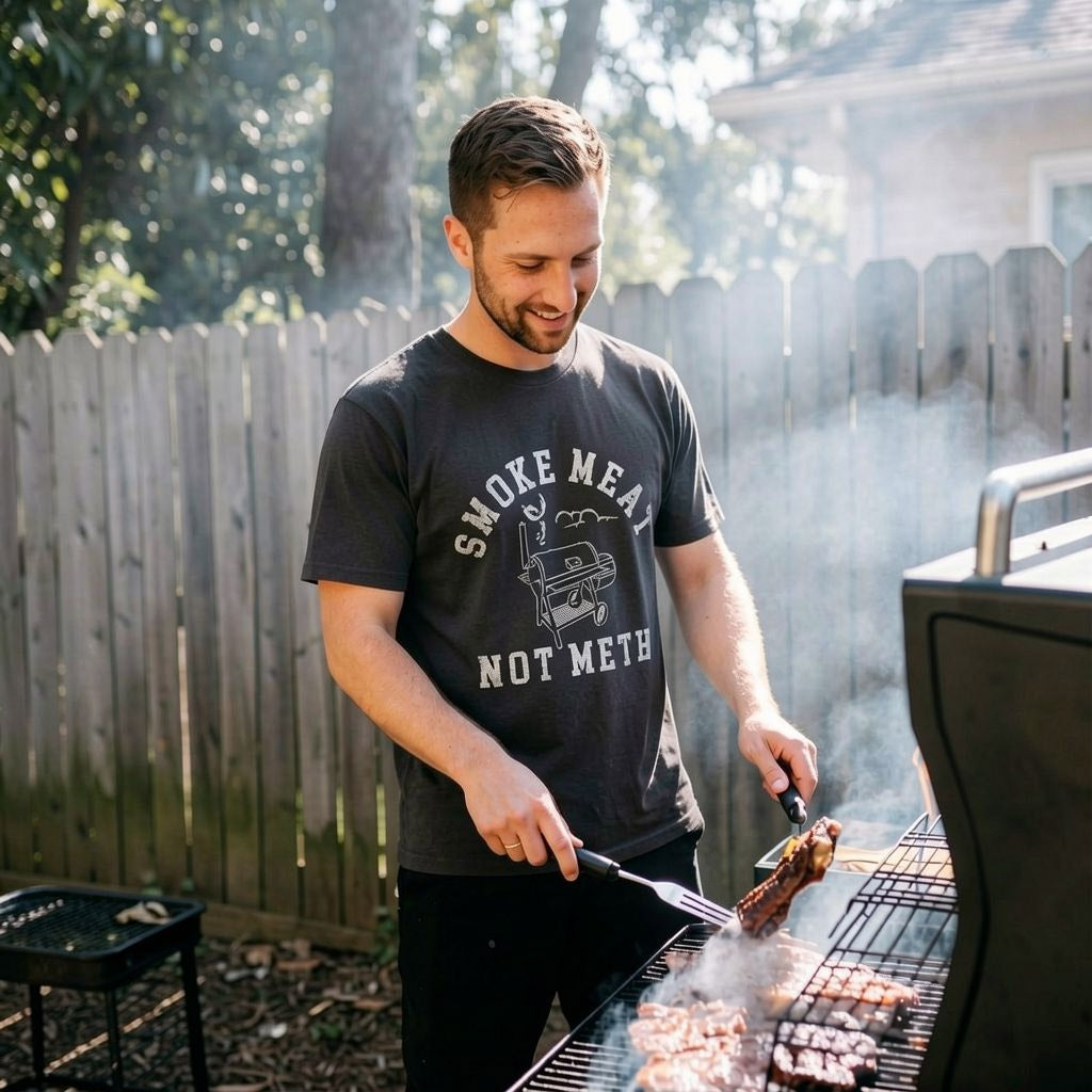 Smoke Meat Not Meth Men's T Shirt