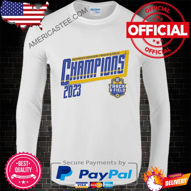Southeastern conference 2023 sec women’s indoor track and field champions shirt