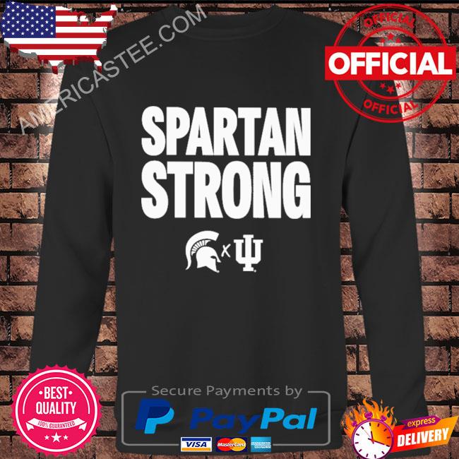 Spartan strong michigan state vs indiana basketball shirt