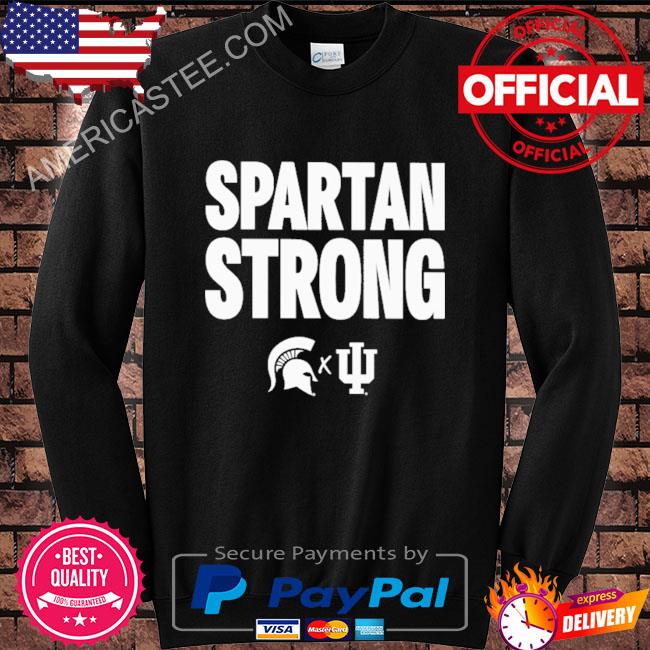 Spartan strong michigan state vs indiana basketball shirt
