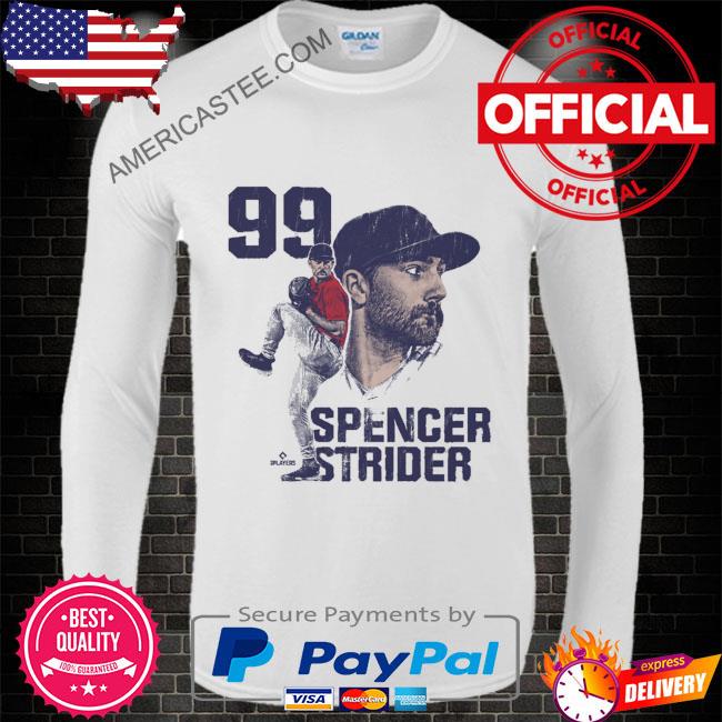 Spencer strider atlanta player number shirt