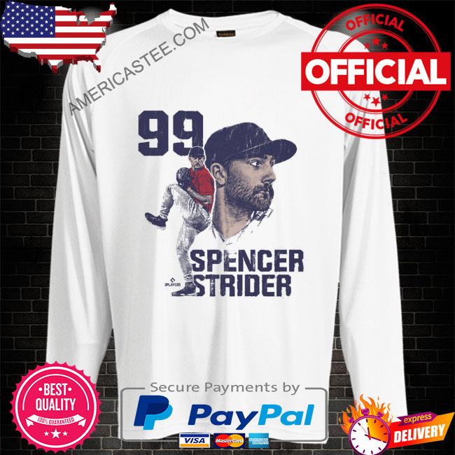 Spencer strider atlanta player number shirt