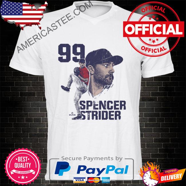 Spencer strider atlanta player number shirt