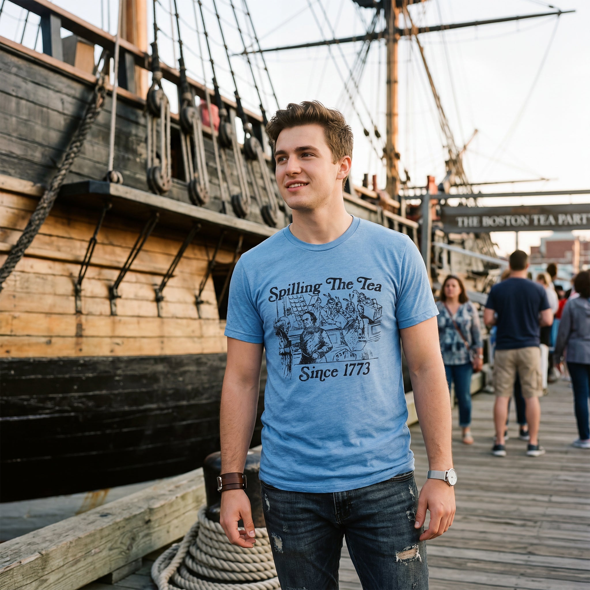 Spilling The Tea Since 1773 Men's T Shirt