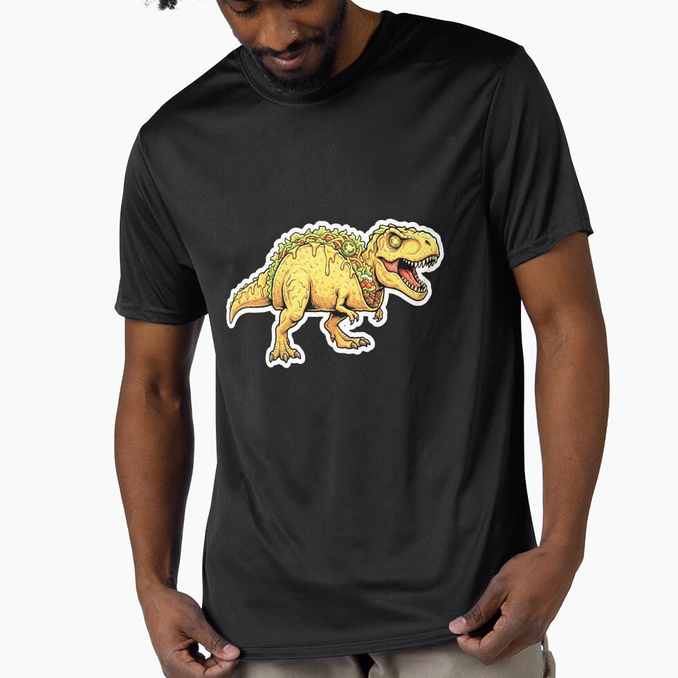 Happy TACO Day Tacosaurus Rex Gaming Desk Mat by SarashiArt T-Shirts, Hoodie, Sweatshirt | BlankRebels.com (Image 1)