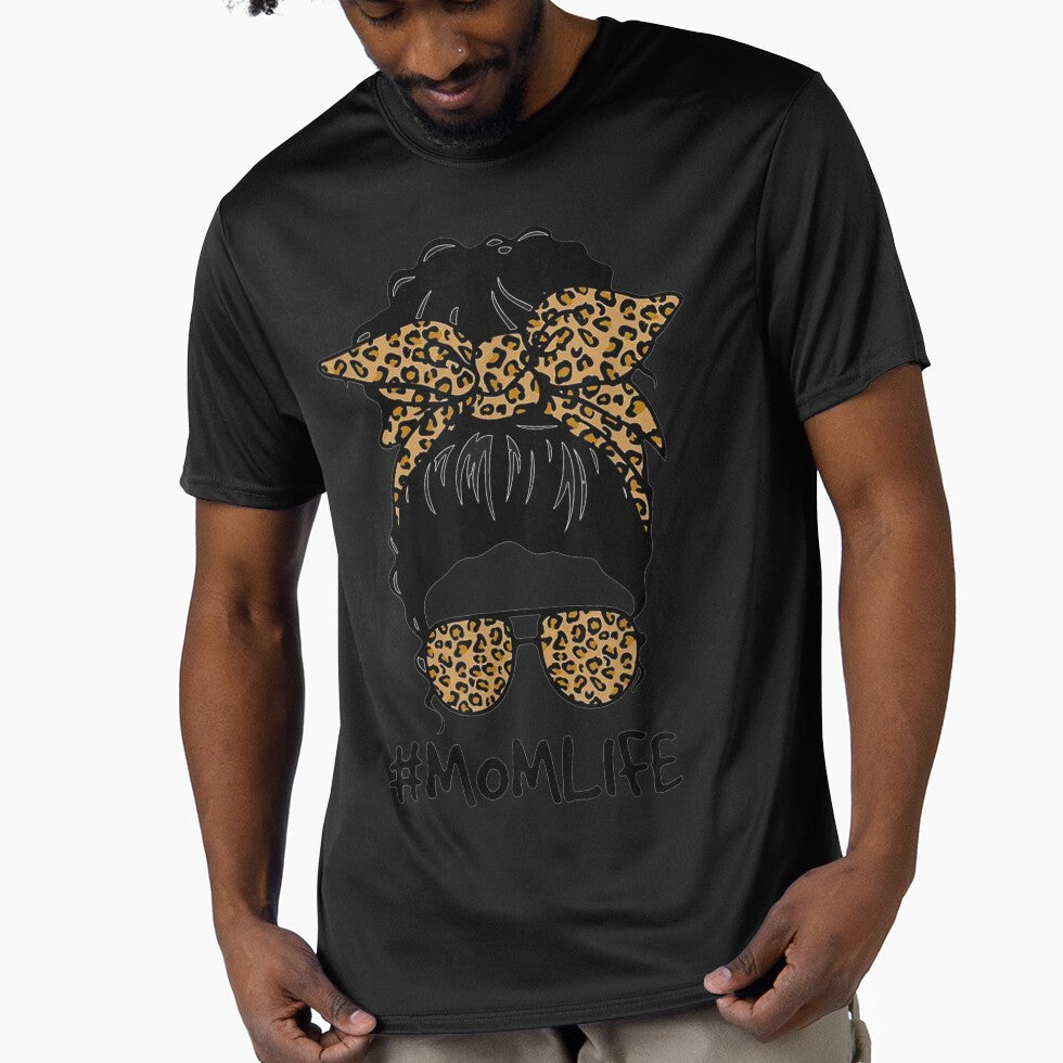 Mom Life Leopard #MOMLIFE T-Shirts, Hoodie, Sweatshirt