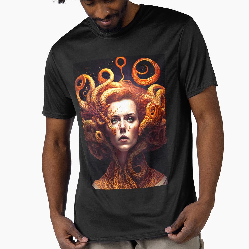 Golden Hair T-shirts, Art Prints by BERKKIZILAY Hoodie, Sweatshirt | BlankRebels.com (Image 1)