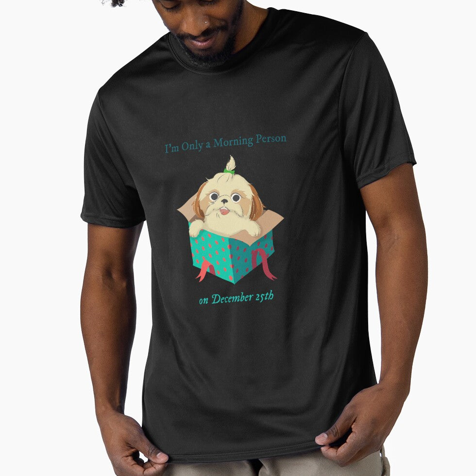 I'm Only a Morning Person on December 25th by FWAHAB T-Shirts, Hoodie, Sweatshirt | BlankRebels.com (Image 1)
