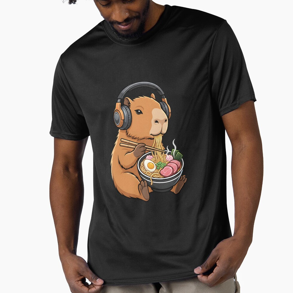 Lo-Fi Chill Capybara Ramen by Nocturnal-Vines T-Shirts, Hoodie, Sweatshirt | BlankRebels.com (Image 1)