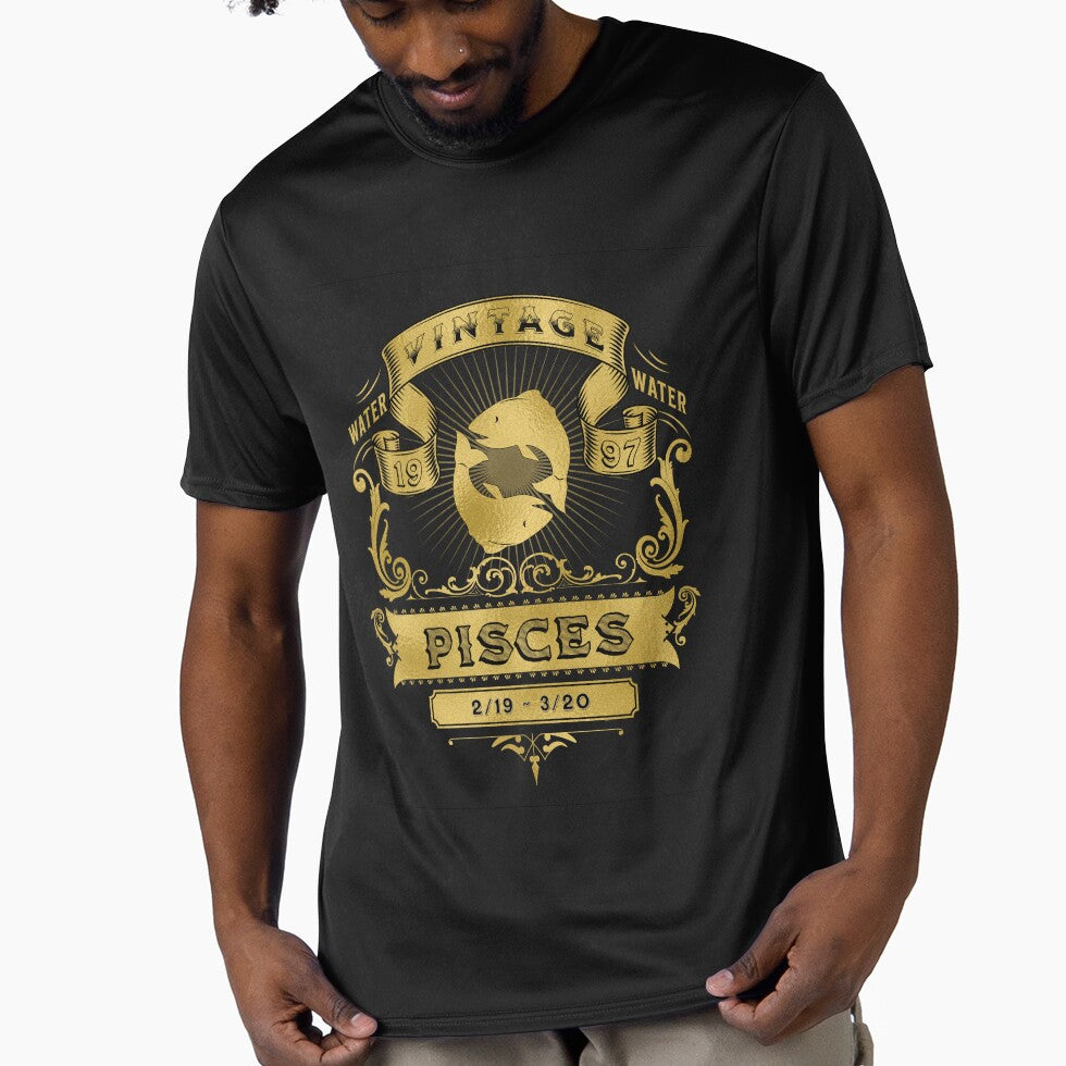 Zodiac Sign Pisces Golden Vintage 1997 T-Shirts, Hoodie, Sweatshirt