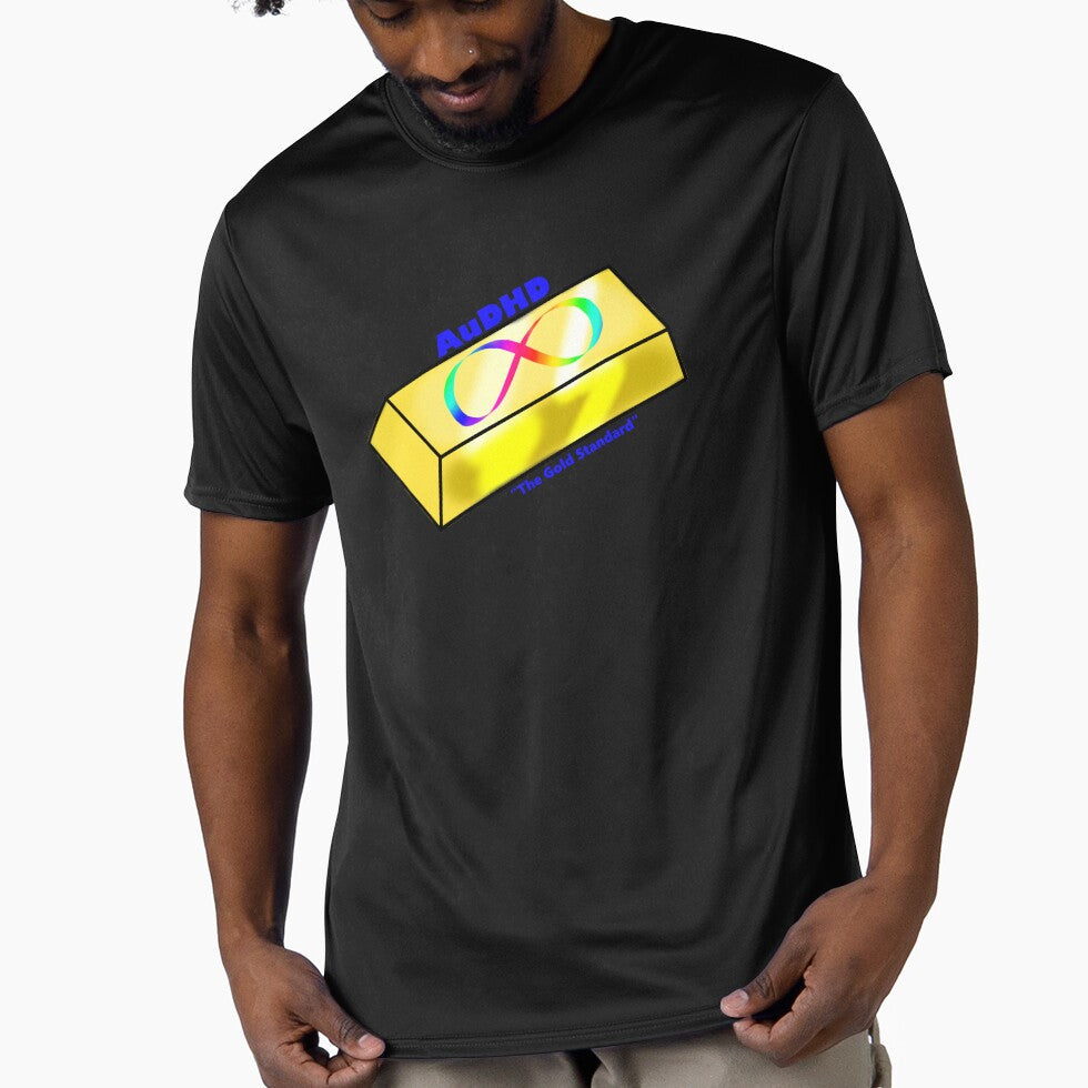 AuDHD: The Gold Standard by 80HDeez T-Shirts, Hoodie, Sweatshirt | BlankRebels.com (Image 1)