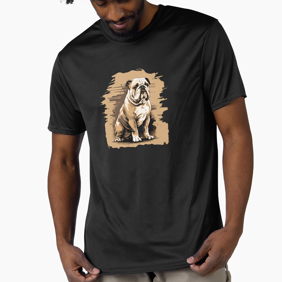 Bulldog - Vintage Brown by WECreations T-Shirts, Hoodie, Sweatshirt | BlankRebels.com (Image 1)