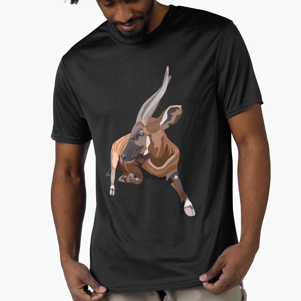 B is for Bongo , Bongo – Striking Forest Antelope of Africa Wildlife Illustration by PrettylittlepastelUk... (Image 1)
