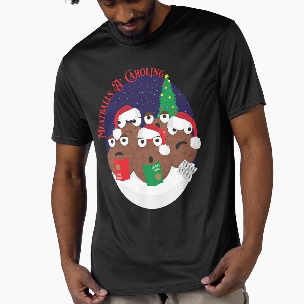 Meatballs A' Caroling by Artist of One T-Shirts, Hoodie, Sweatshirt | BlankRebels.com (Image 1)