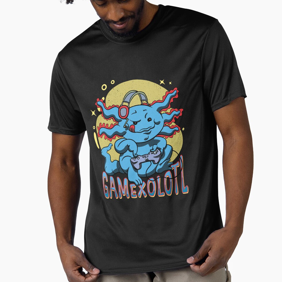 Gamesolotl Funny Axolotl Pun For Gamers Axolotl by Tamer ⭐⭐⭐⭐⭐ T-Shirts, Hoodie, Sweatshirt | BlankRebels.com (Image 1)