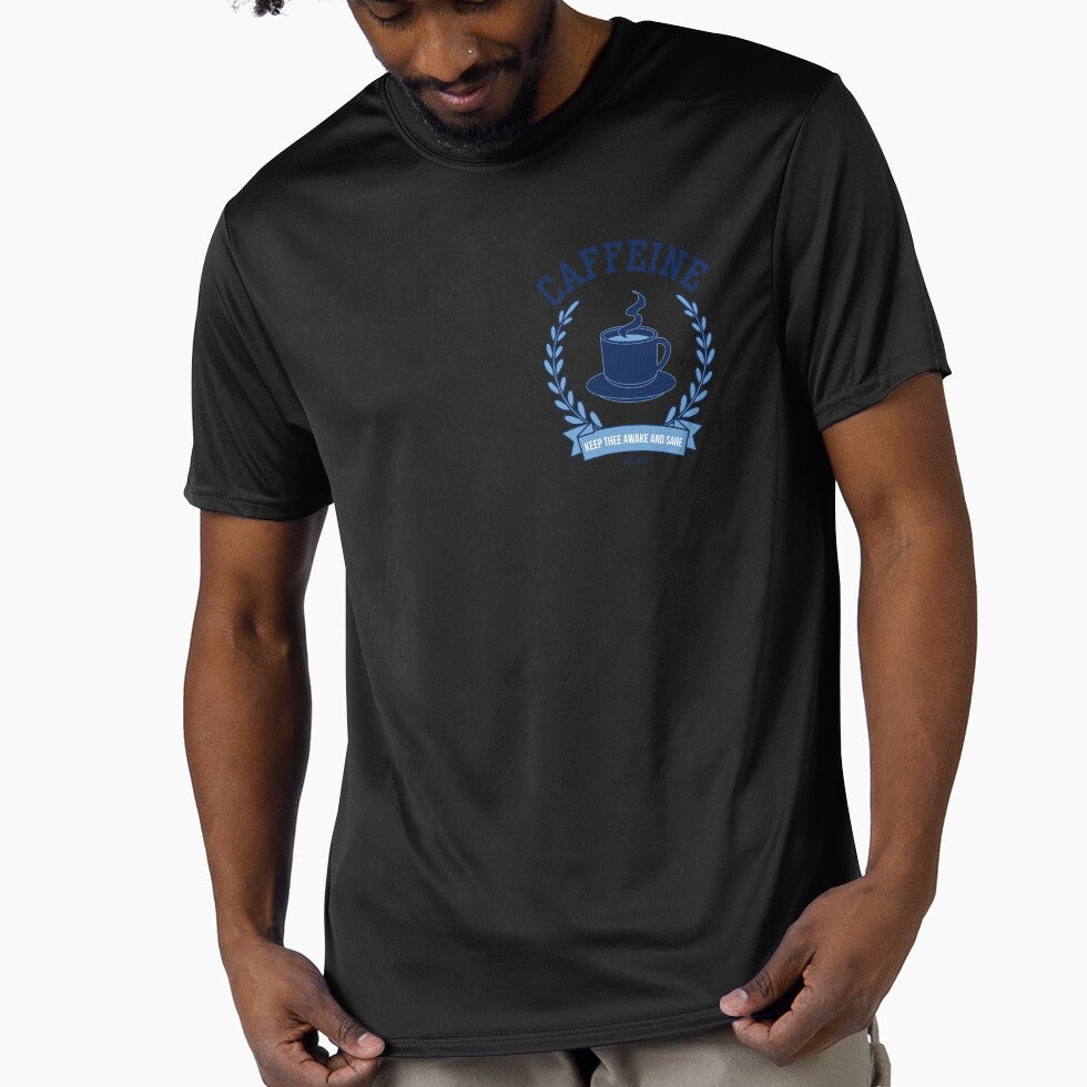 Graduate of Caffeine University, Keep Thee Awake and Sane - Funny Schoool Style Design for Coffee and Tea... (Image 1)