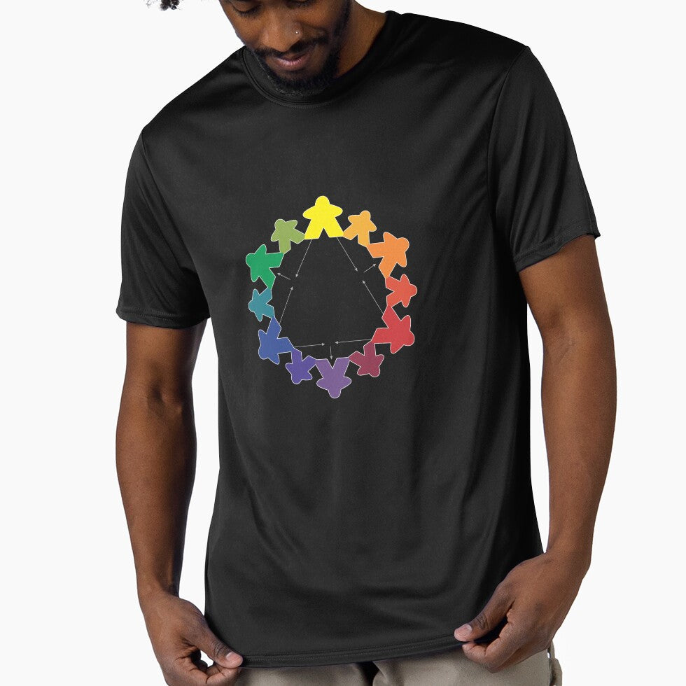 Chromatic Meeple by AventurerosLúdicos T-Shirts, Hoodie, Sweatshirt | BlankRebels.com (Image 1)