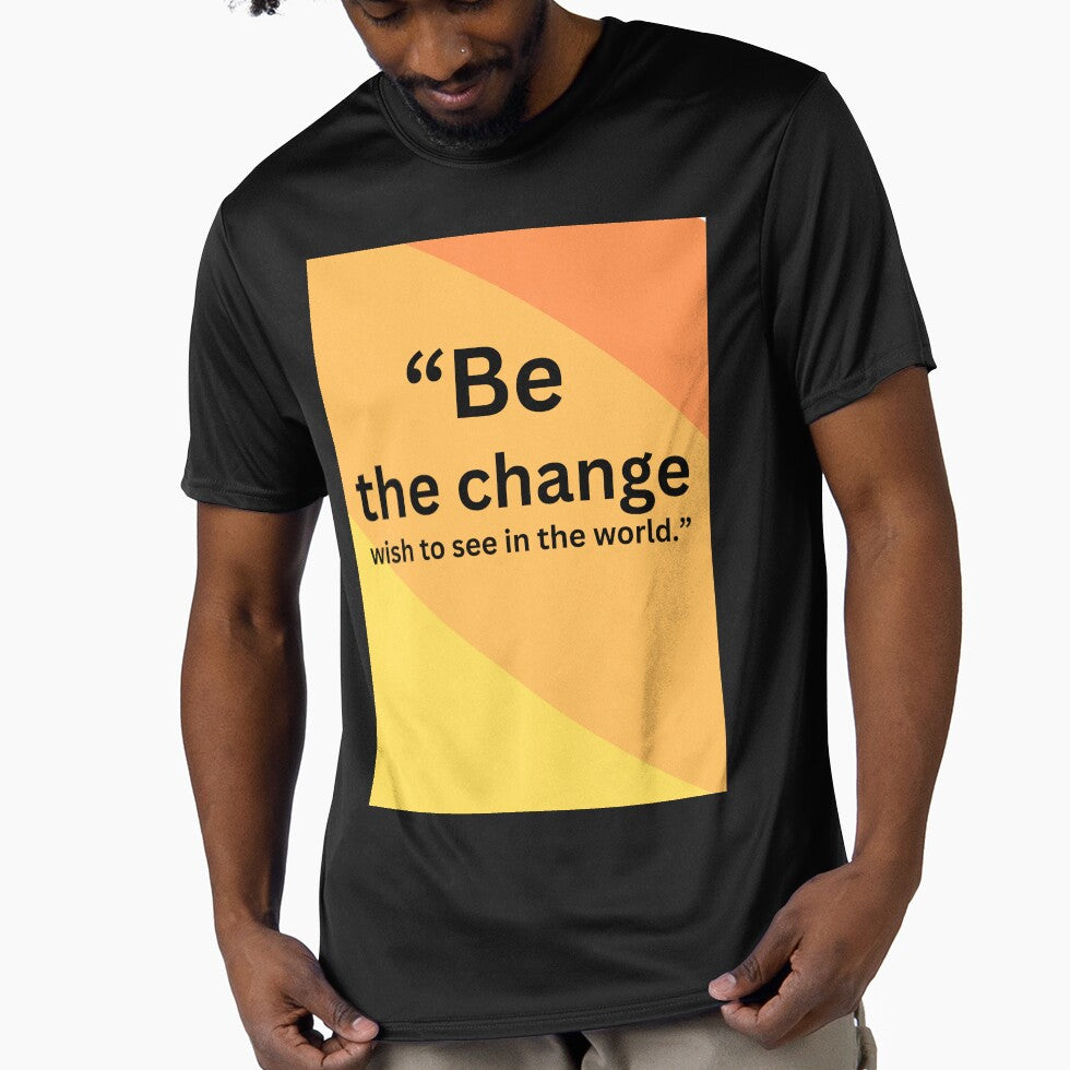 “Be the change wish to see in the world.” by Motivational space T-Shirts, Hoodie, Sweatshirt | BlankRebels.com (Image 1)