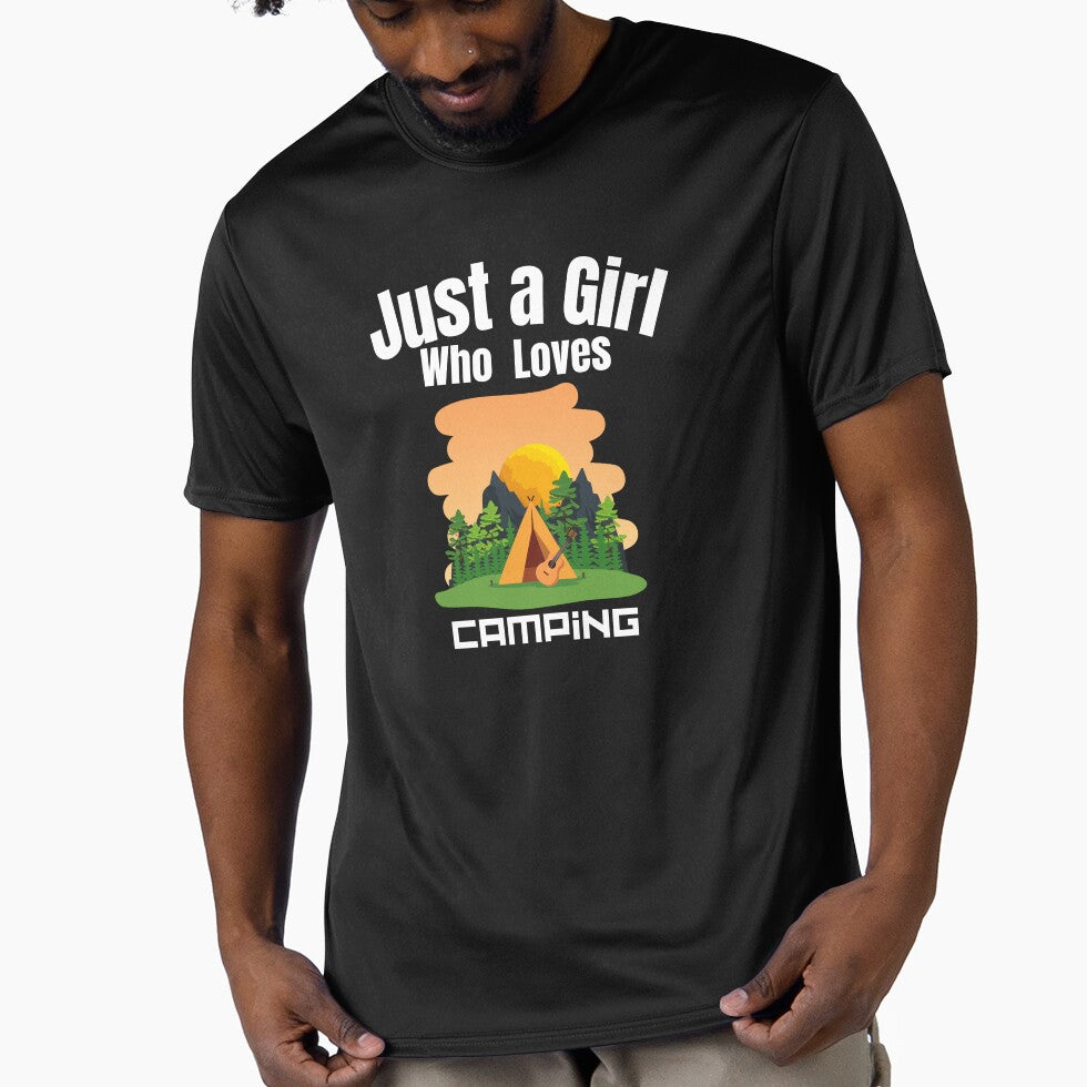 Just a Girl Who loves Camping by WaguinhoTex T-Shirts, Hoodie, Sweatshirt | BlankRebels.com (Image 1)