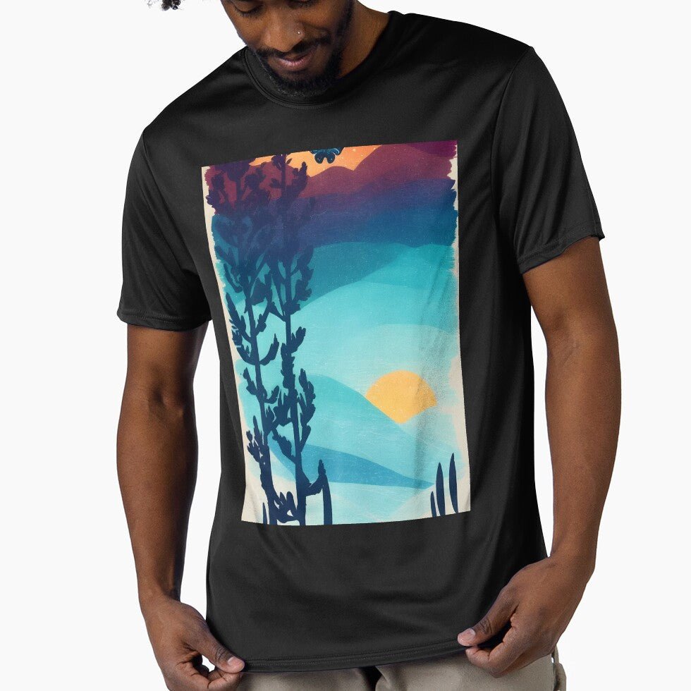 Add a Touch of Nature to Your Home with Our Wide Selection of Beautiful Minimalist Landscape Mountain Trees Prints by supeart