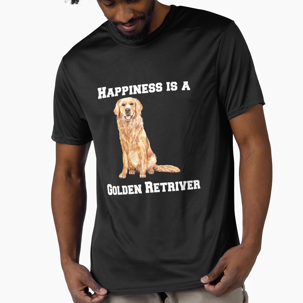 Golden Retriever Dog Pet Owner Happiness Is A Golden Retriever by fantasticdesign T-Shirts, Hoodie, Sweatshirt (Image 1)