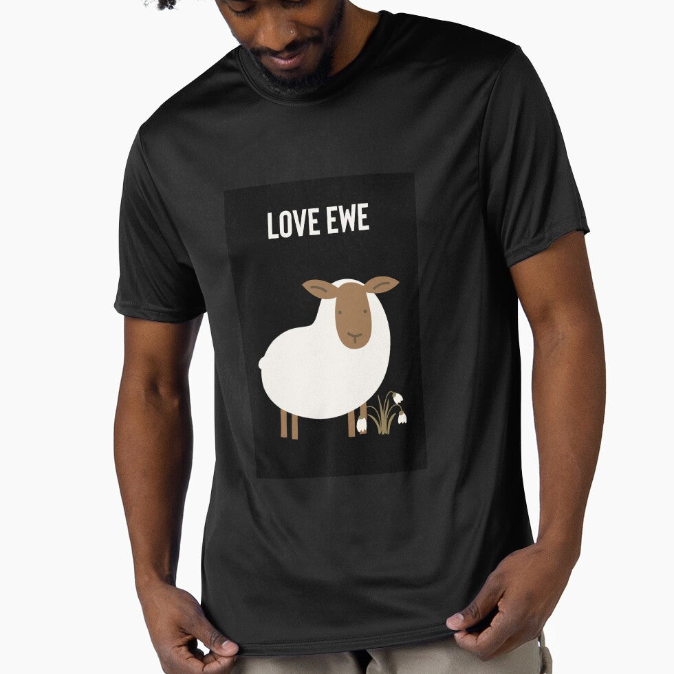 Love Ewe - Sheep Humor by madtoyman T-Shirts, Hoodie, Sweatshirt | BlankRebels.com (Image 1)