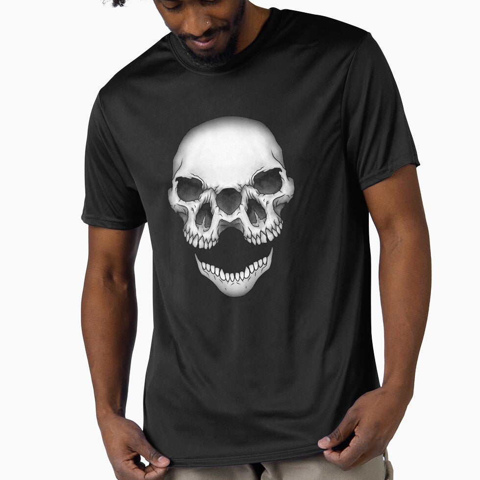Dual Skull with Jaw by Into The Void T-Shirts, Hoodie, Sweatshirt | BlankRebels.com (Image 1)