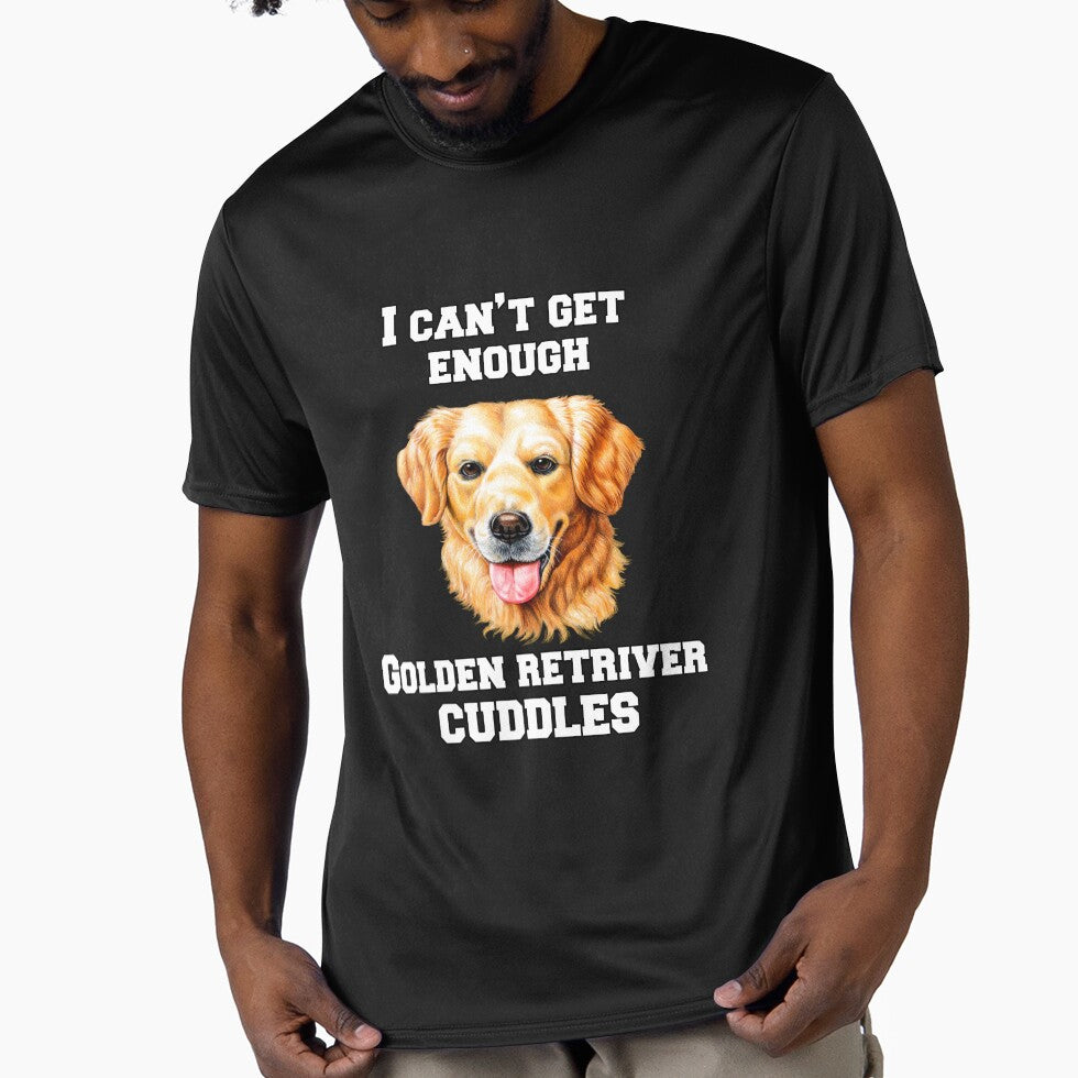 Golden Retriever Dog Pet Owner I Can't Get Enough Golden Retriever Cuddles by fantasticdesign T-Shirts, Hoodie,... (Image 1)
