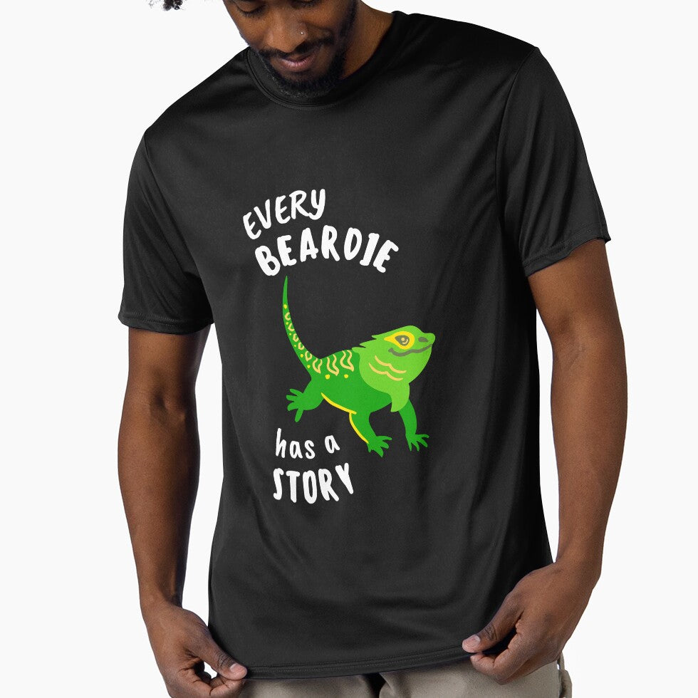 Every Beardie has a story funny bearded dragon t-shirt | Lizard mom gift by OleeVO Hoodie, Sweatshirt (Image 1)