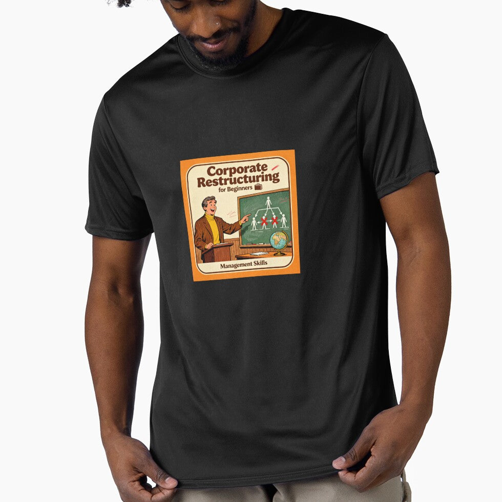 Corporate Restructuring Retro Office - Dark Humor Art by PictorialWhimsy T-Shirts, Hoodie, Sweatshirt (Image 1)
