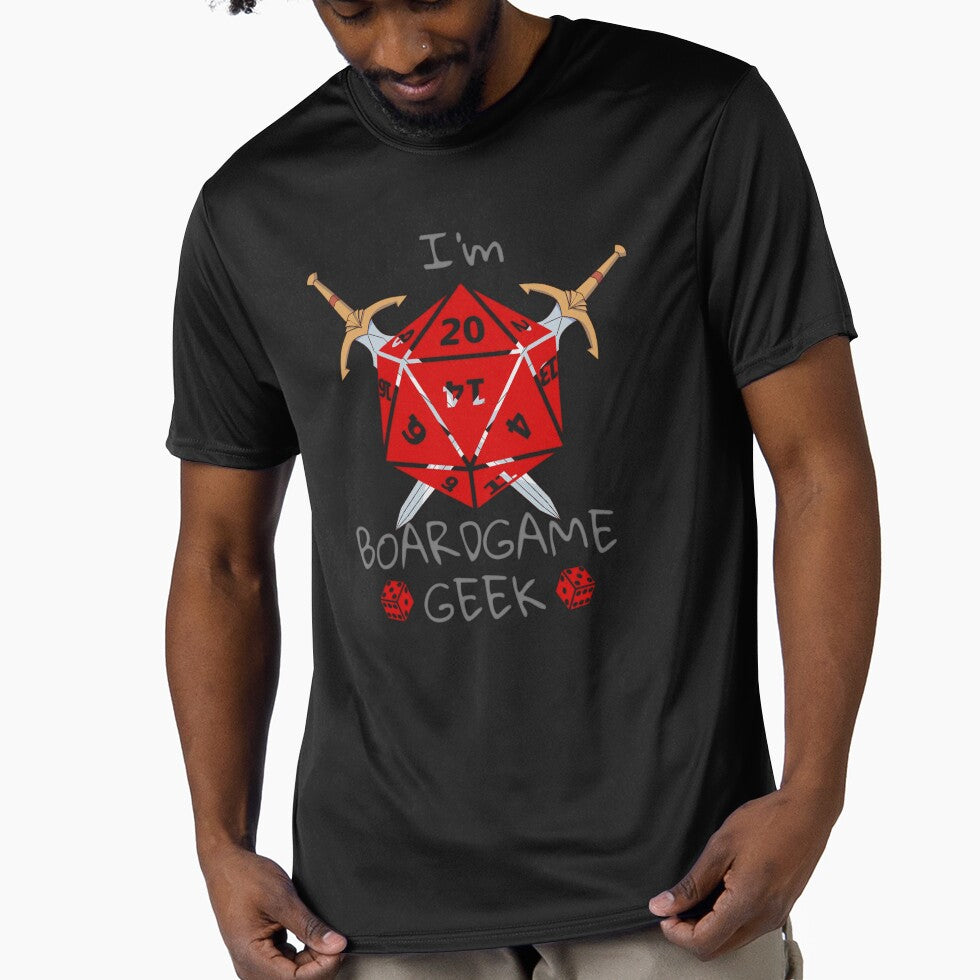 Boardgame geek in black and red by InverseArt T-Shirts, Hoodie, Sweatshirt | BlankRebels.com (Image 1)