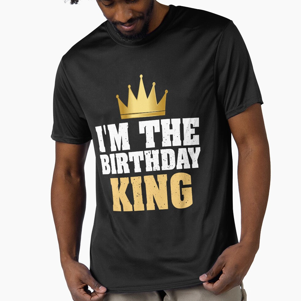 I'm The Birthday King Cool Couples Matching Birthday Party by millionair3 T-Shirts, Hoodie, Sweatshirt (Image 1)