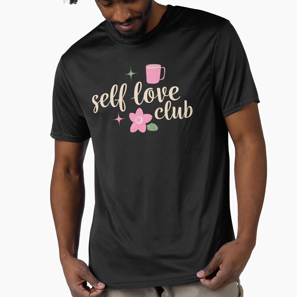 Self Love Club Self Care Coffee Tea Lover Flowers by VermintStudio T-Shirts, Hoodie, Sweatshirt | BlankRebels.com (Image 1)