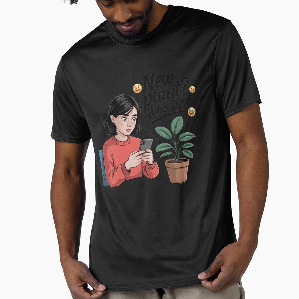 New Plant Who Dis? Funny Plant Girl Meme by ThreadCultureAU T-Shirts, Hoodie, Sweatshirt | BlankRebels.com (Image 1)