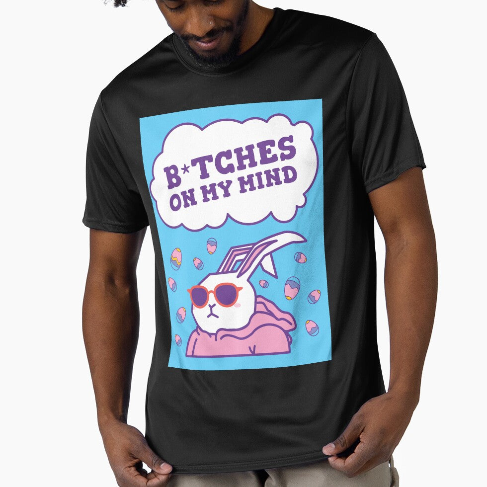 B*TCHES on my Mind Easter Bunny design by boopsblunt T-Shirts, Hoodie, Sweatshirt | BlankRebels.com (Image 1)