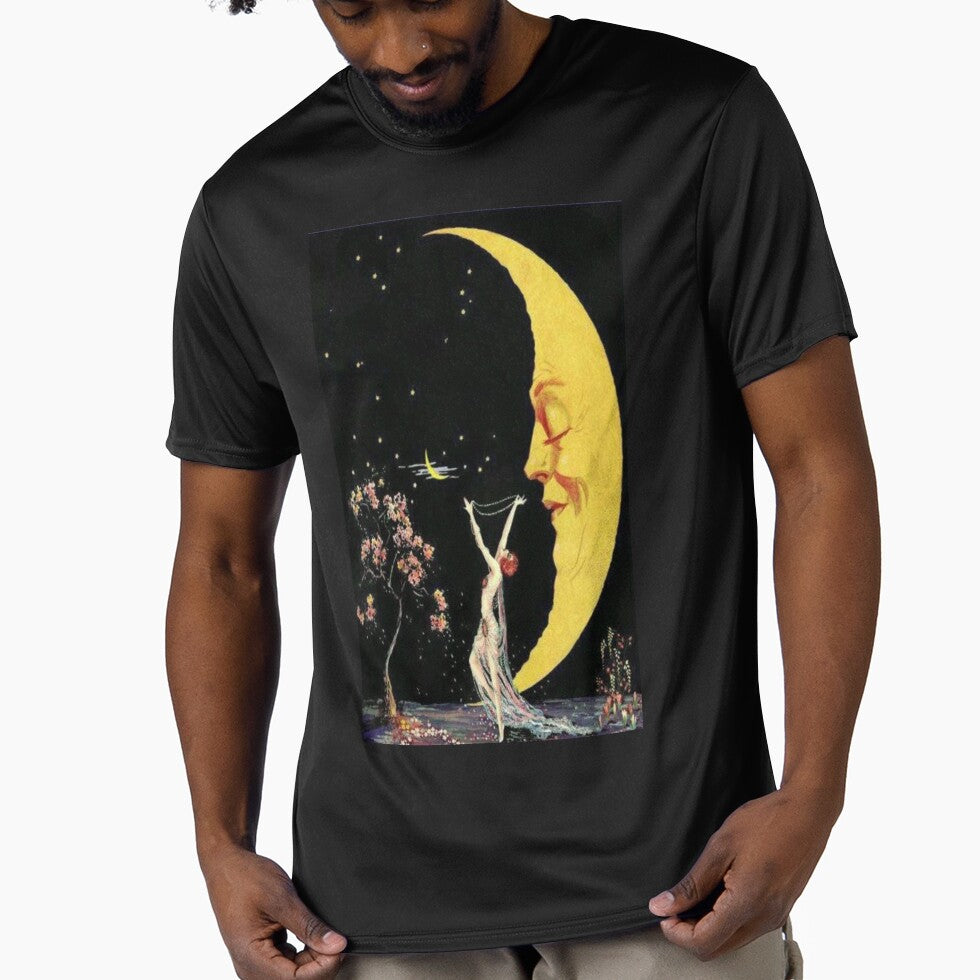 lady and the moon by glden T-Shirts, Hoodie, Sweatshirt | BlankRebels.com (Image 1)