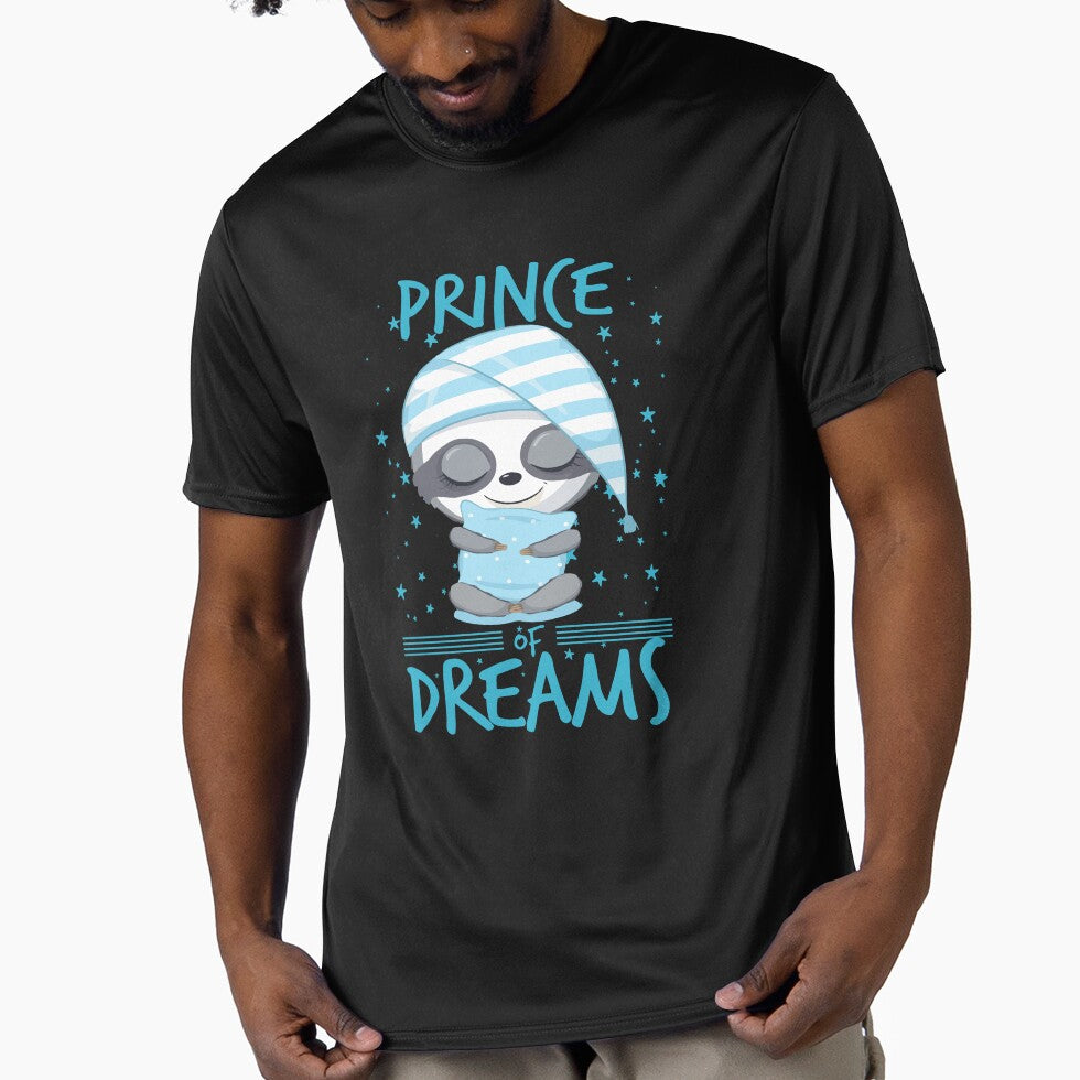 sloth prince of dreams-funny animals typography by Hartics T-Shirts, Hoodie, Sweatshirt | BlankRebels.com (Image 1)