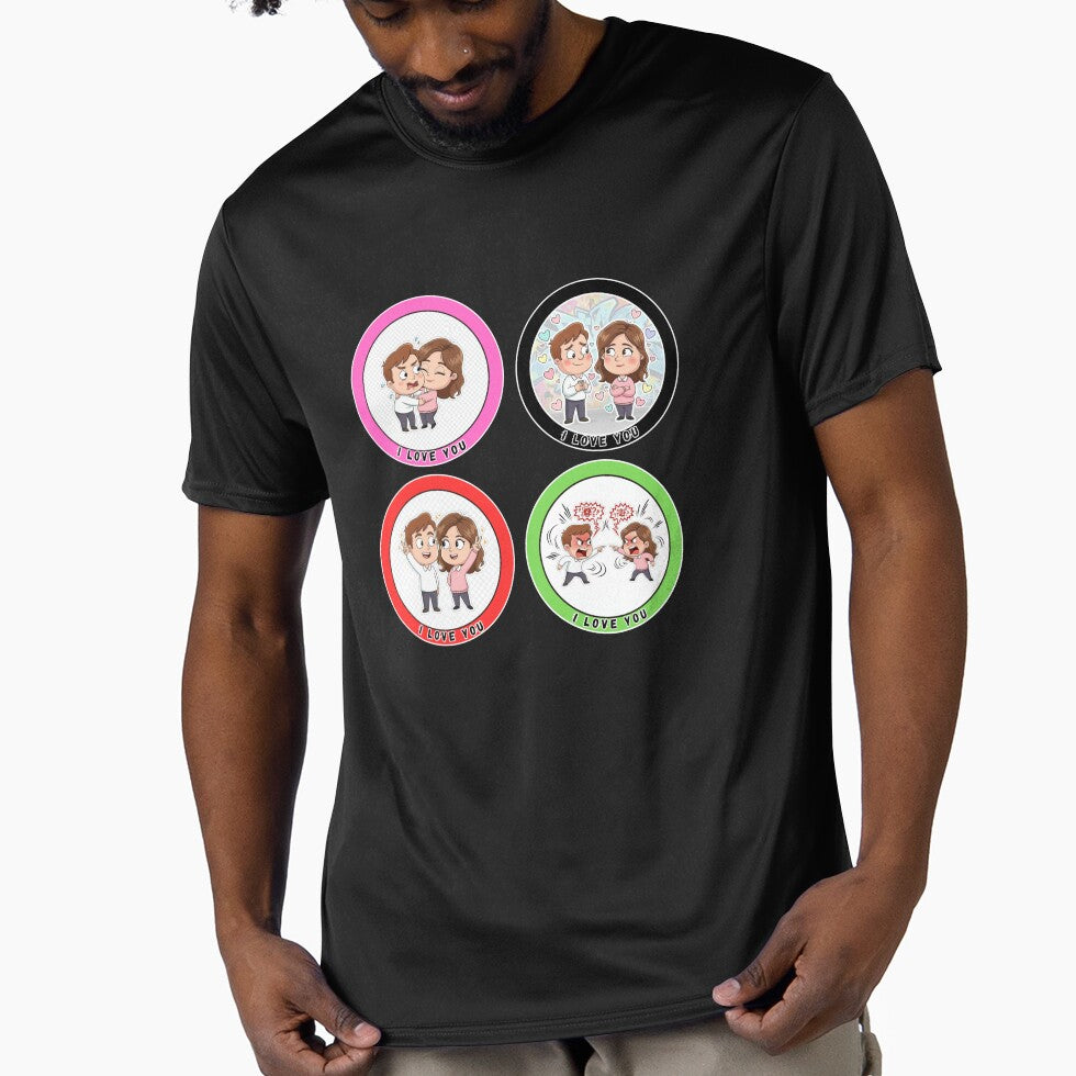 Funny Couple Stickers Pack – Love, Fights & Romance by XIloveyouX T-Shirts, Hoodie, Sweatshirt | BlankRebels.com (Image 1)