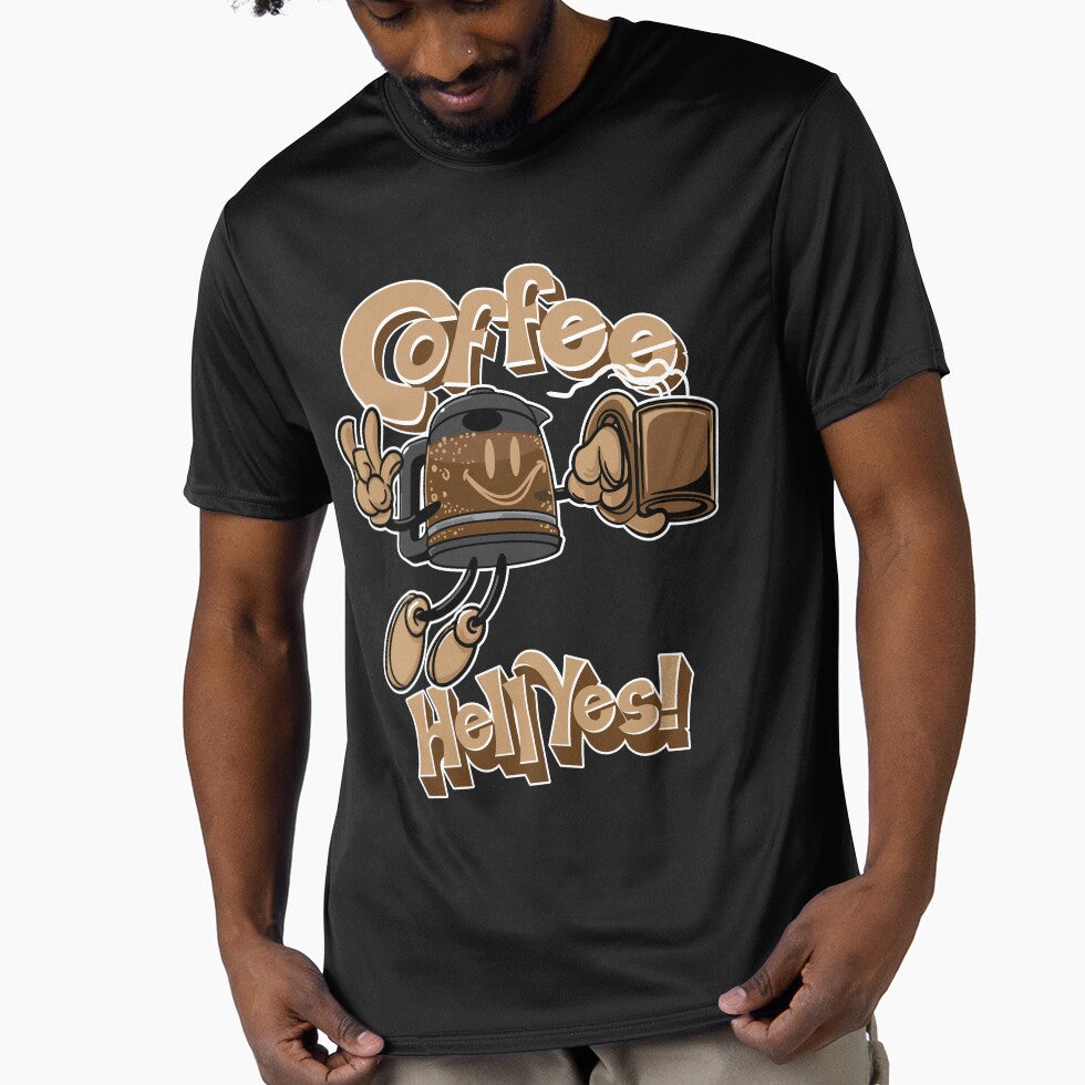Coffee? Hell Yes! by eShirtLabs by eShirtLabs T-Shirts, Hoodie, Sweatshirt | BlankRebels.com (Image 1)