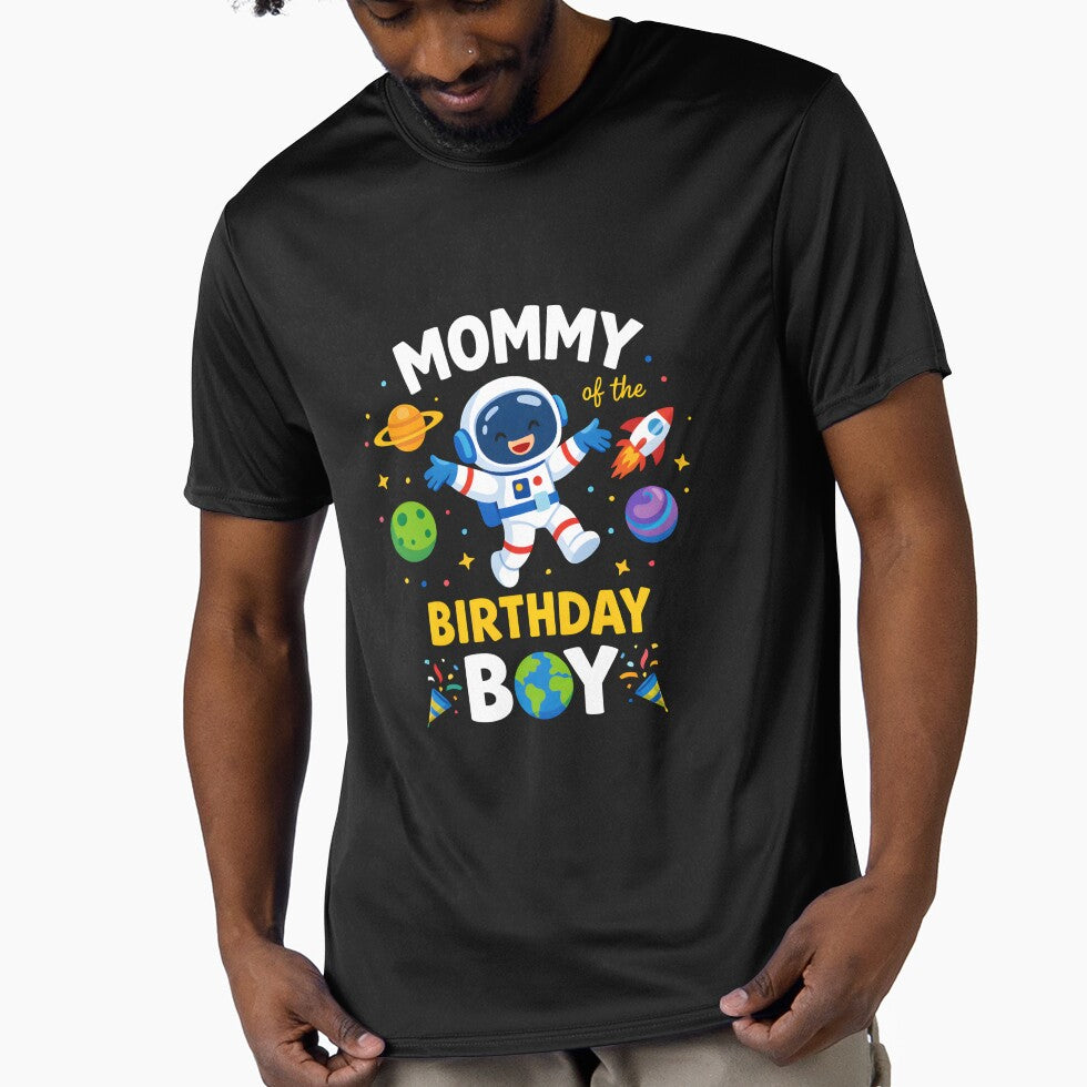 Mommy Of The Birthday Boy Space Birthday Celebration Mother Son by Nocturnal-Vines T-Shirts, Hoodie, Sweatshirt (Image 1)