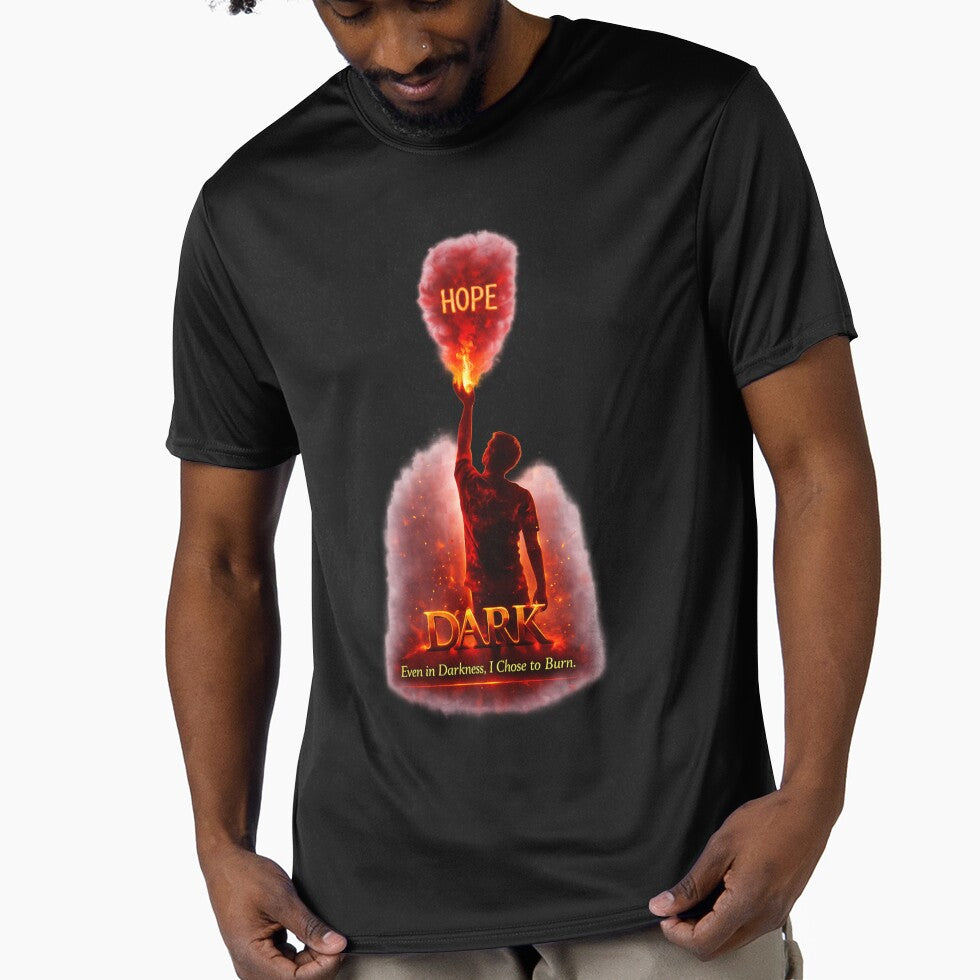 Dark Hope – Motivational Fire Aesthetic Design by Awezecotrend T-Shirts, Hoodie, Sweatshirt | BlankRebels.com (Image 1)