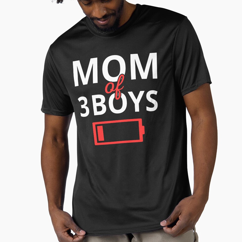 Tired Mom Of 3 Boys II by Lemon Pepper T-Shirts, Hoodie, Sweatshirt | BlankRebels.com (Image 1)