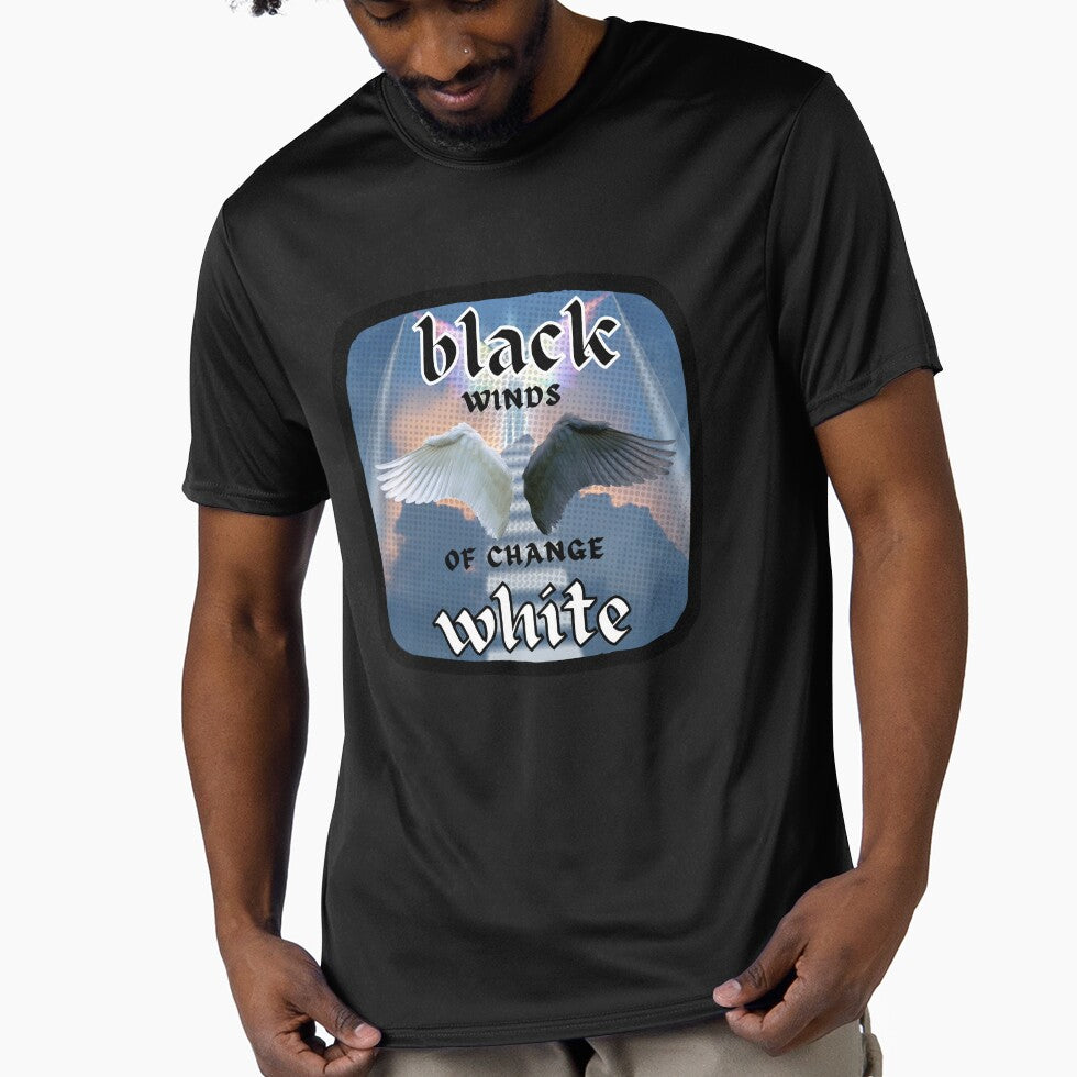 Dark Grunge Streetwear Aesthetic - Black White Wings by Digitalme Designs T-Shirts, Hoodie, Sweatshirt (Image 1)